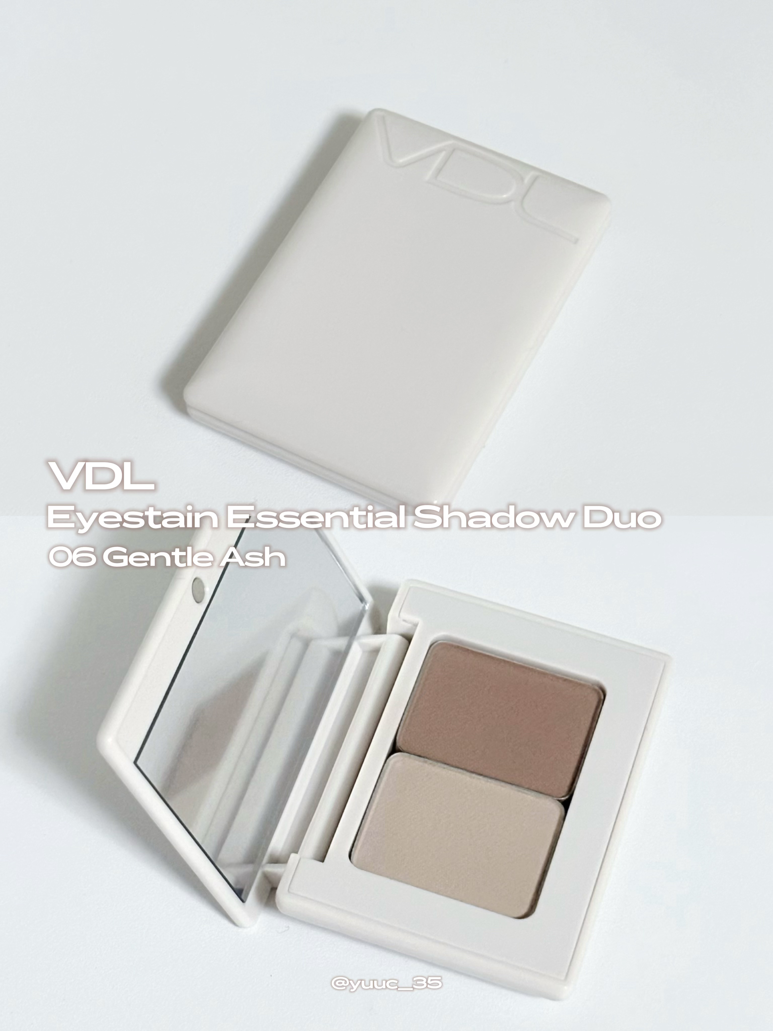 アイステイン エッセンシャル シャドウ デュオ/VDL/アイシャドウパレットを使ったクチコミ（2枚目）