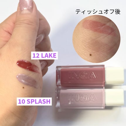 ウォーターグローリップティント/INGA/リップティントを使ったクチコミ(2枚目)