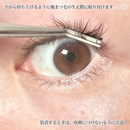 1秒まつエク クラウンタイプ ブラウン(10-12mm)/Miss eye d'or/つけまつげの画像