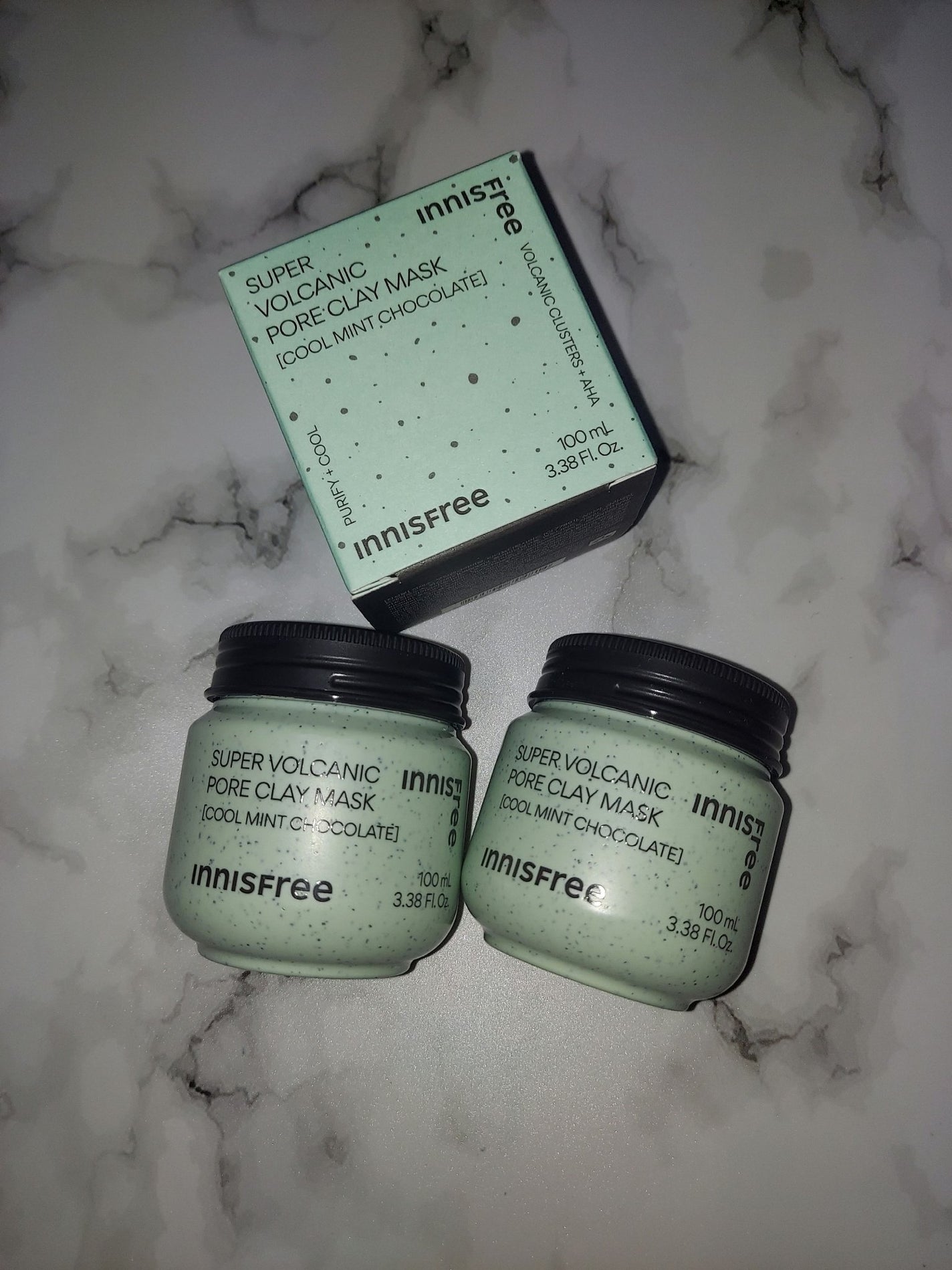 スーパーヴォルカニック ポア クレイマスク クールミントチョコレート/innisfree/洗い流すパック・マスクを使ったクチコミ(1枚目)