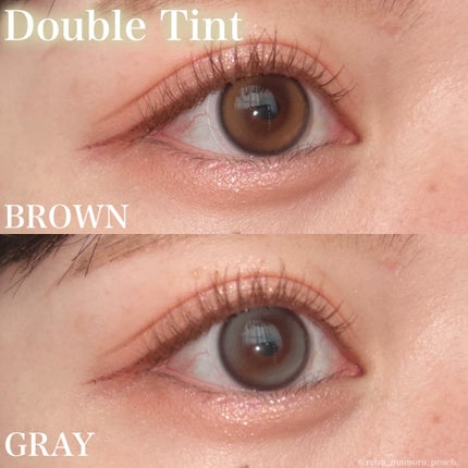 Double Tint 1day/OLENS/カラーコンタクトレンズを使ったクチコミ(4枚目)