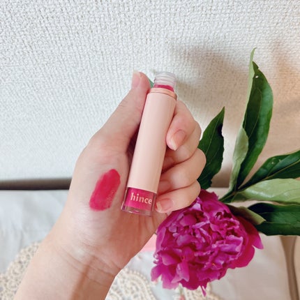 ムードインハンサーウォーターリキッドグロウ W012 チェリッシュド/hince/口紅の画像