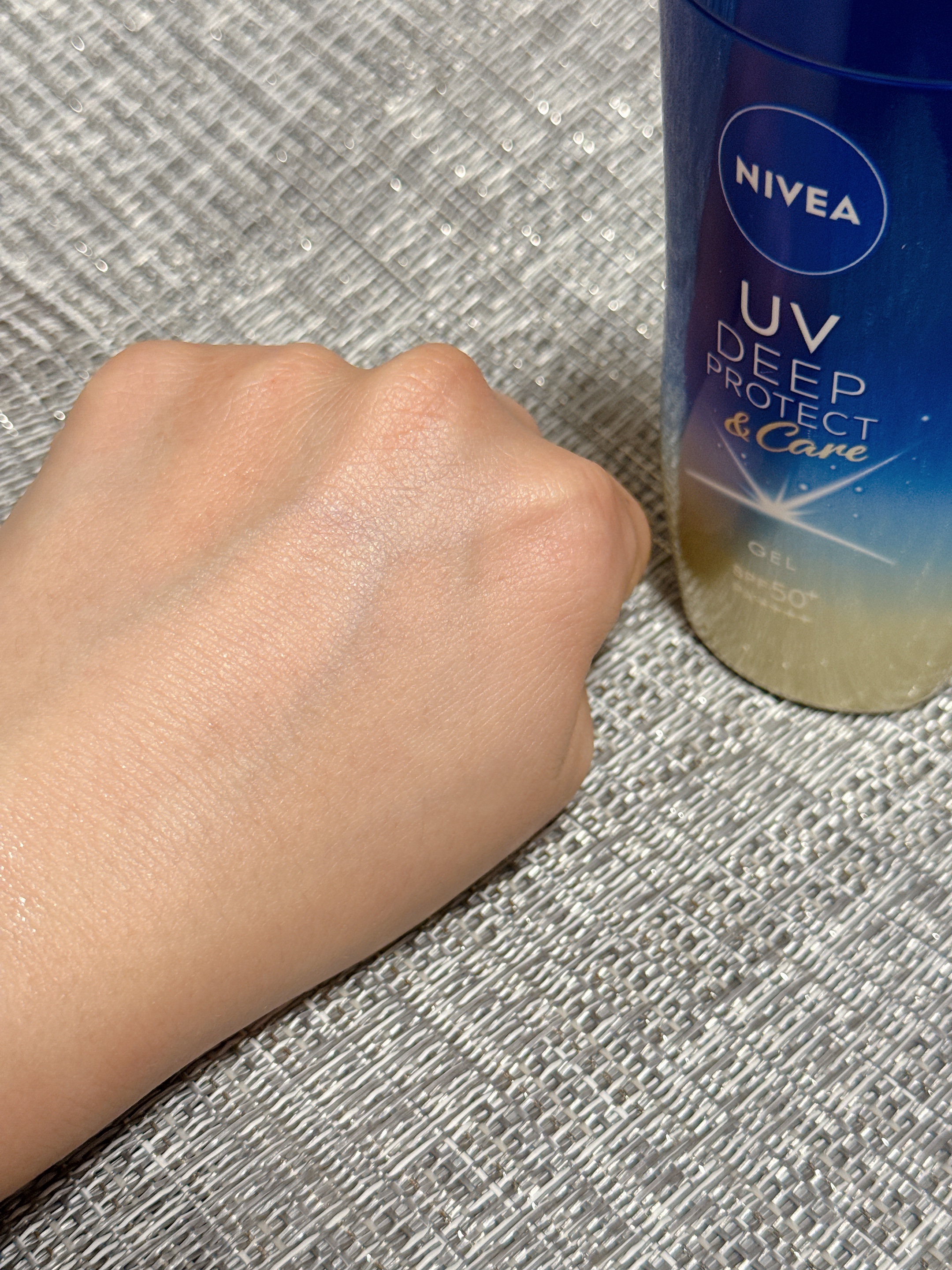 ニベアUV ディープ プロテクト＆ケア ジェル/ニベア/日焼け止めジェルを使ったクチコミ（3枚目）
