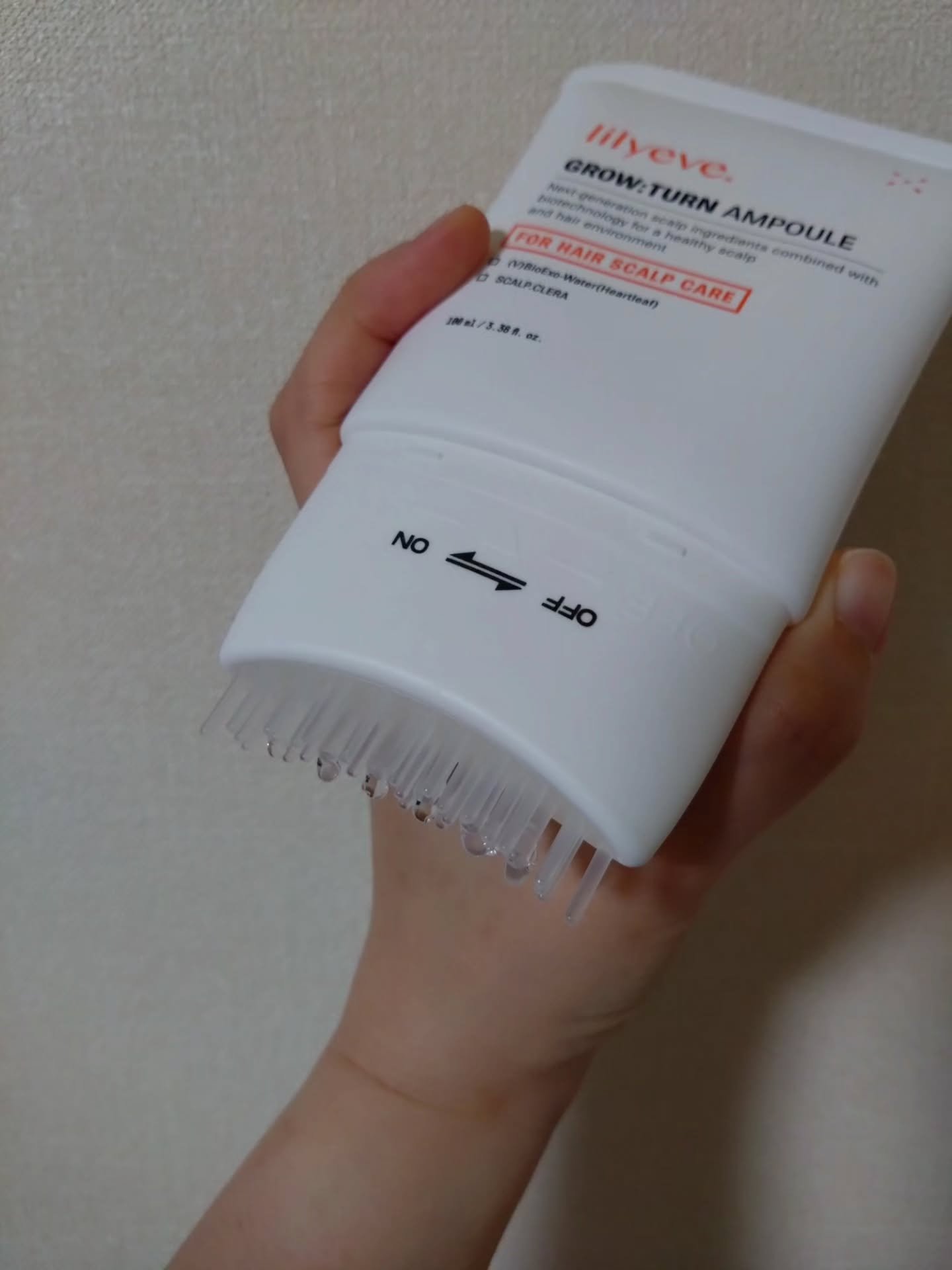 グローターン 100ml/リリーイブ/頭皮ローションを使ったクチコミ（2枚目）