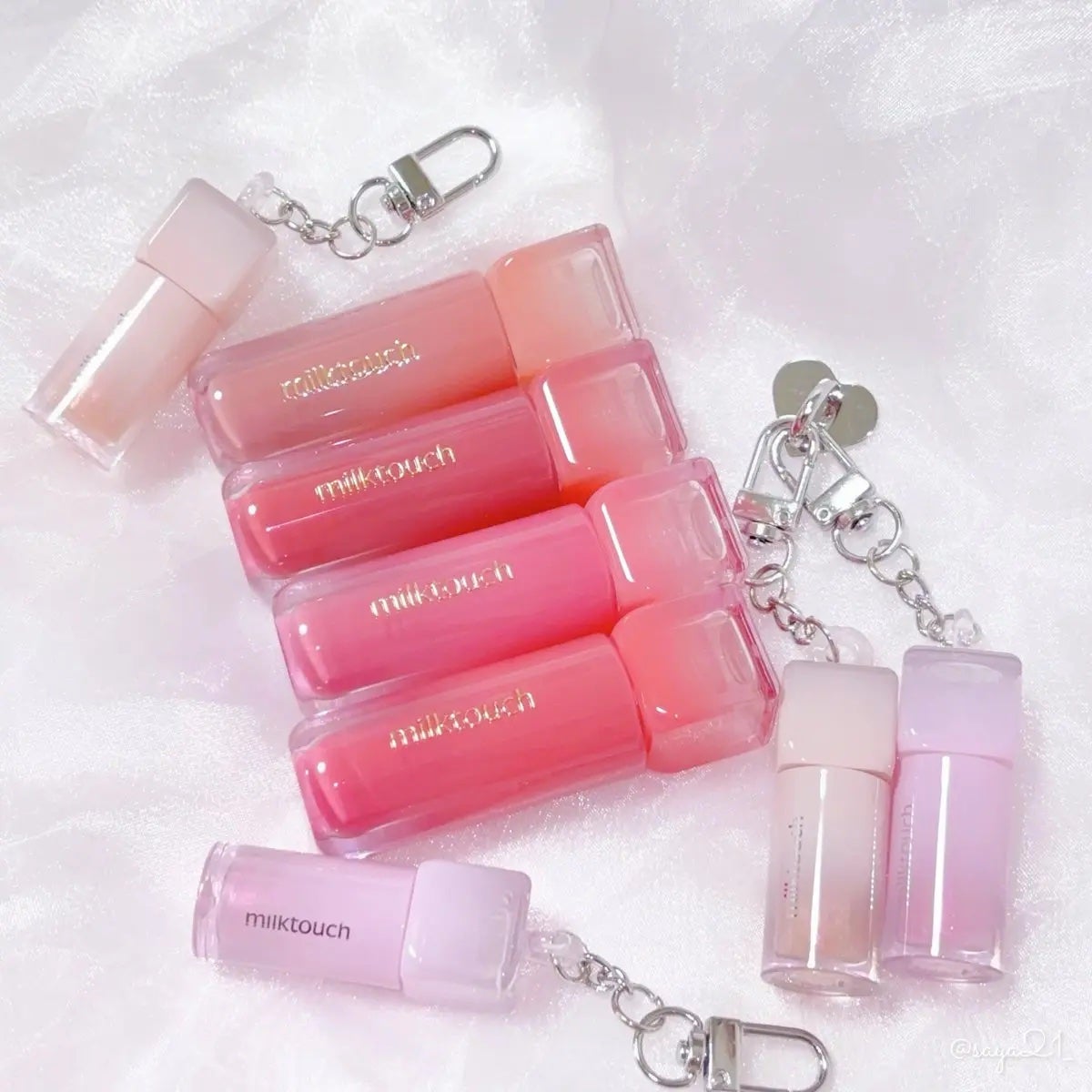 デューステインシアーリップグロス/Milk Touch/リップグロスを使ったクチコミ(2枚目)