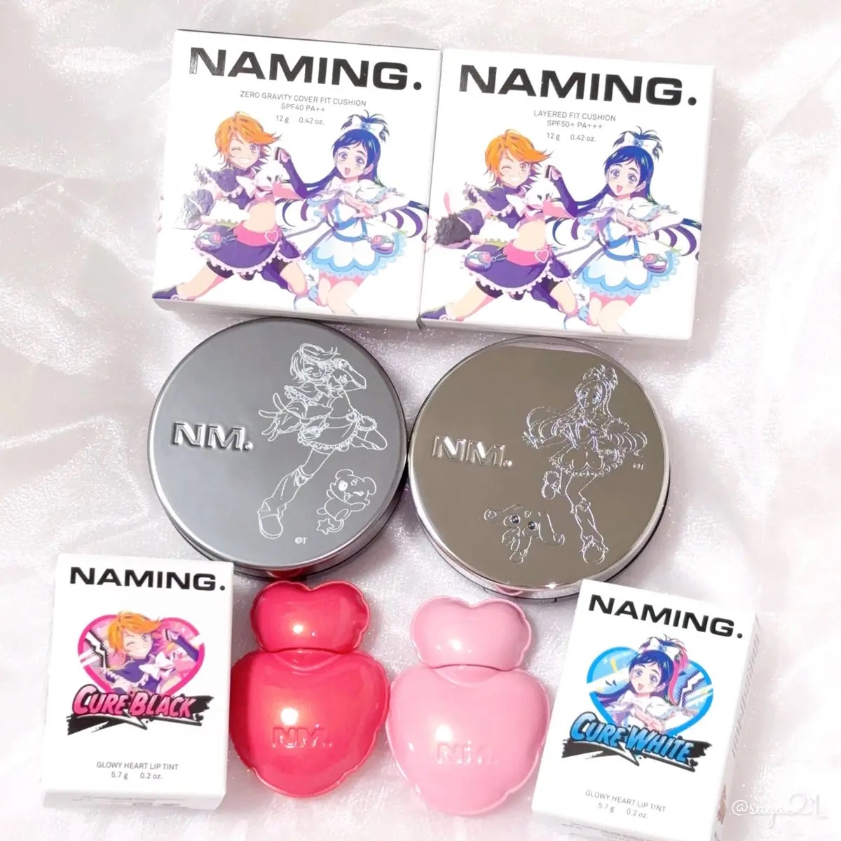 ネーミング レイヤード フィットクッション｜NAMING.他、2商品を使った