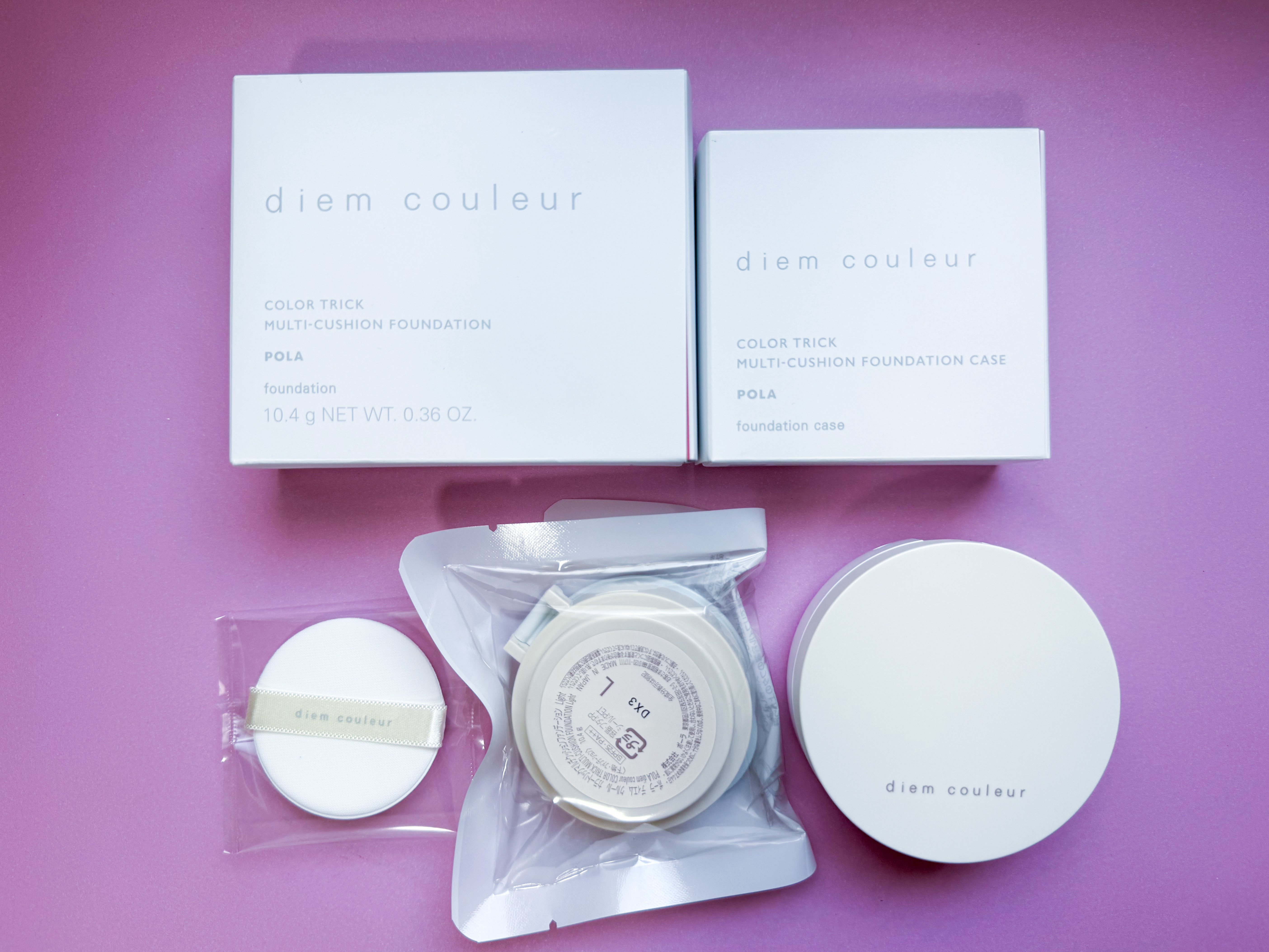 ディエム クルール カラートリックマルチクッションファンデーション/ディエム クルール/クッションファンデーションを使ったクチコミ（1枚目）