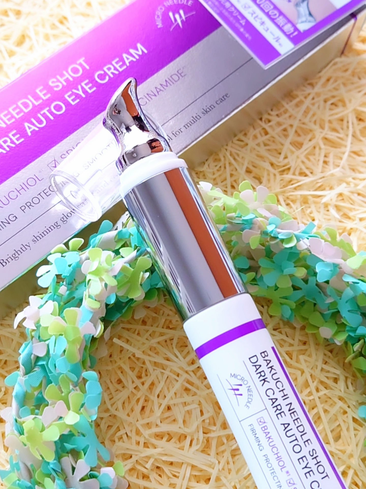 BAKUCHI NEEDLE SHOT DARK CARE AUTO EYE CREAM/LIALUSTER/アイケア・アイクリームを使ったクチコミ（2枚目）