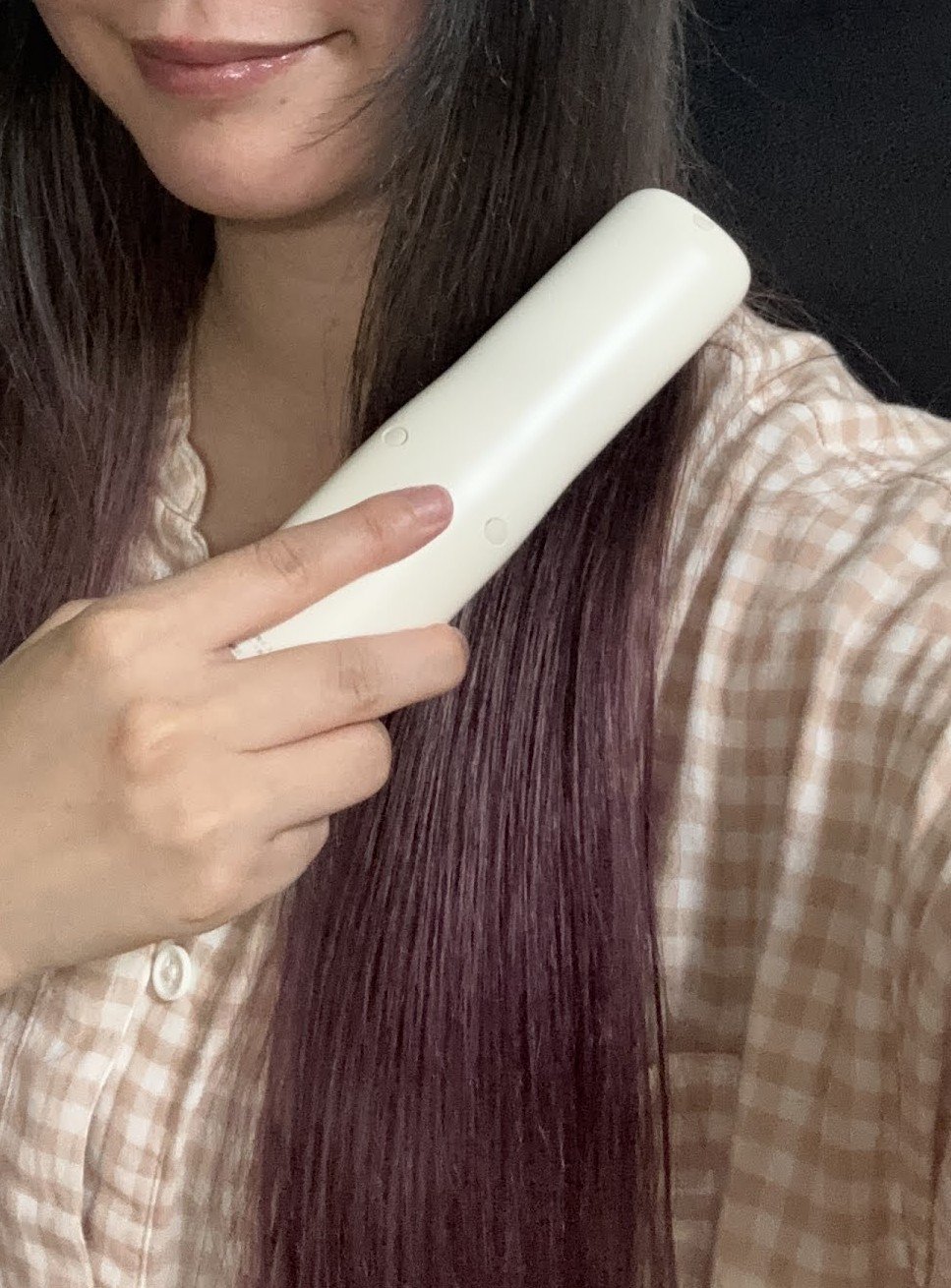 充電式 スタイリング ヒーターブラシ/FESTINO/ヒートブラシを使ったクチコミ（1枚目）