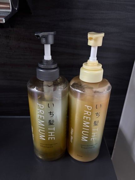 THE PREMIUM エクストラダメージケアシャンプー/トリートメント(シャイニーモイスト)/いち髪/市販シャンプーを使ったクチコミ(1枚目)