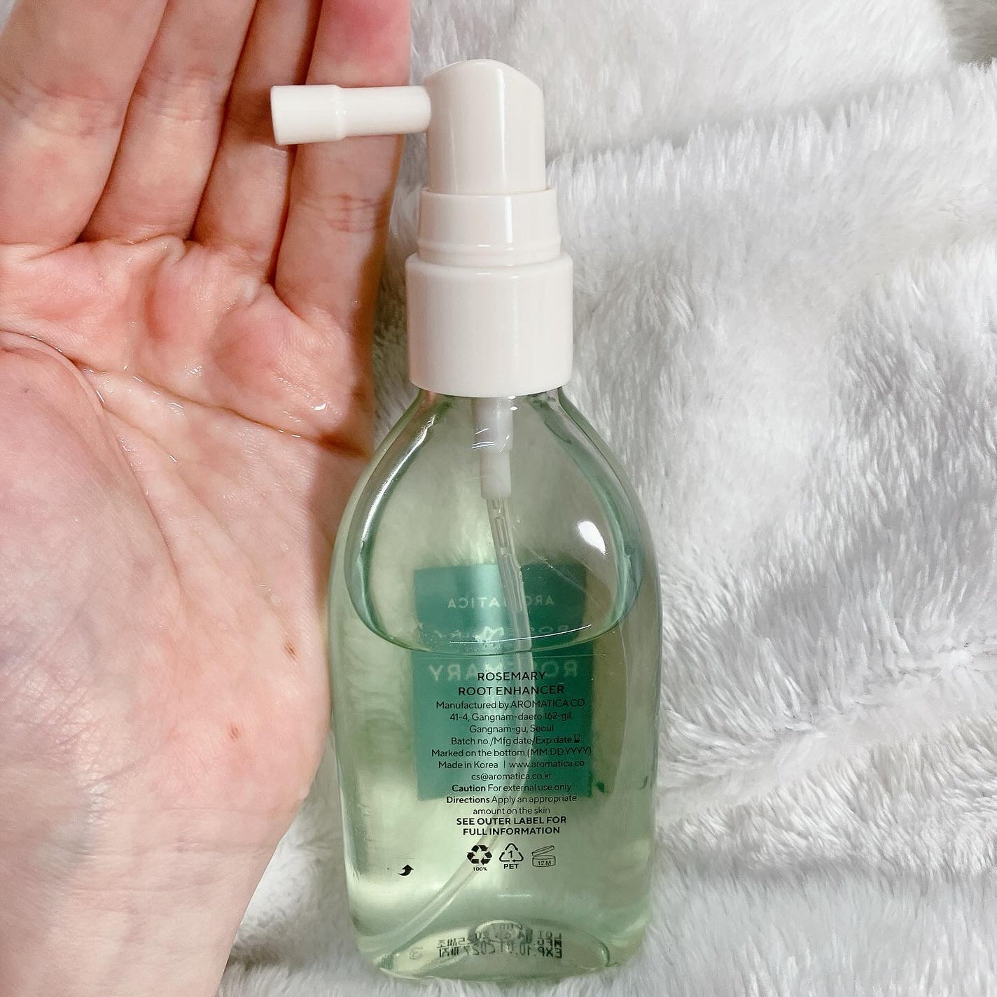 ローズマリールートエンハンサー/AROMATICA/頭皮ローションを使ったクチコミ(2枚目)