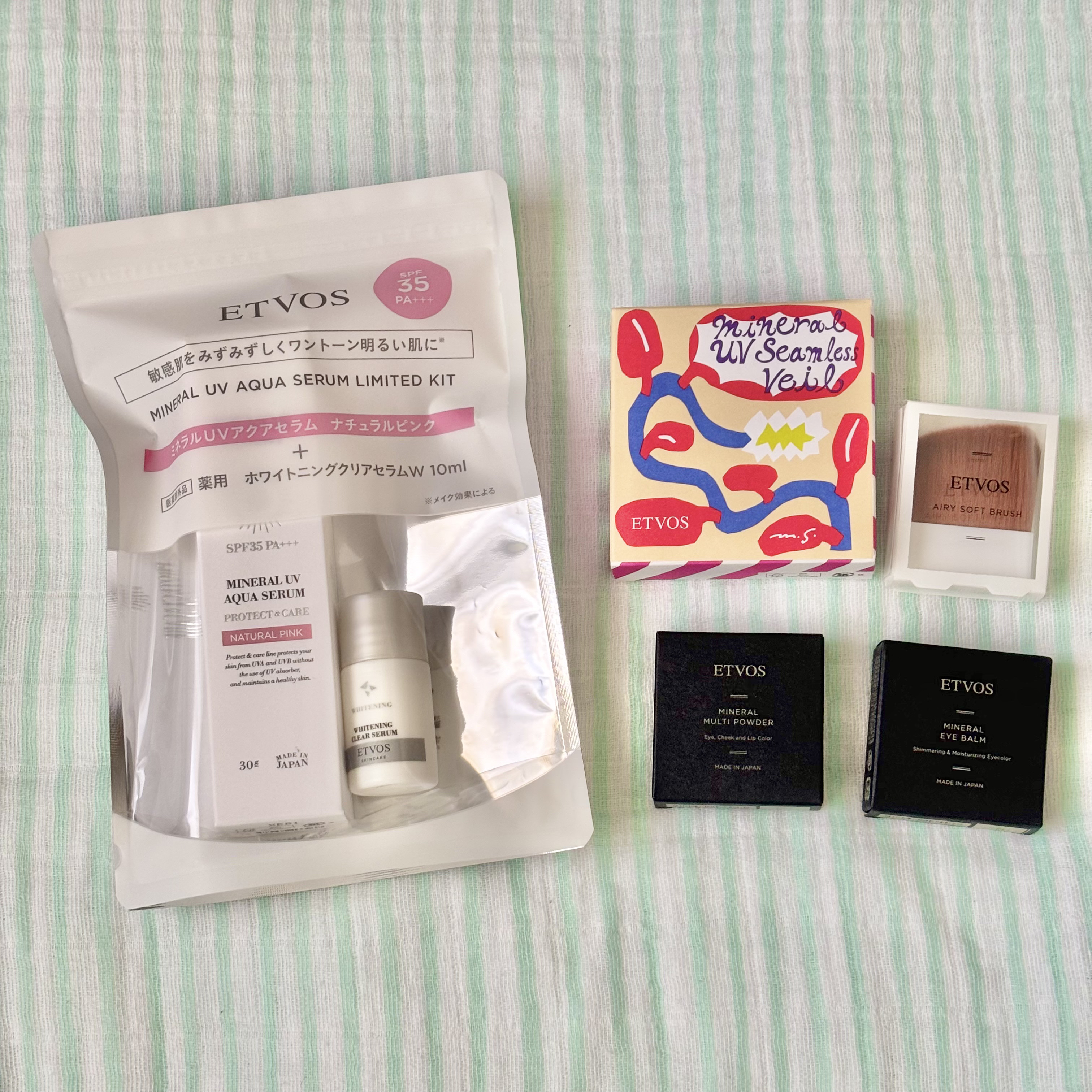 ミネラルUVシームレスベール/エトヴォス/プレストパウダーを使ったクチコミ（1枚目）