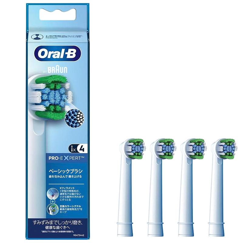 ブラウンオーラルB 電動歯ブラシ ベーシックブラシ 4本入