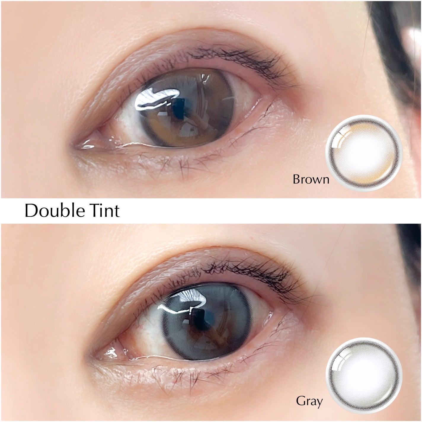 Double Tint 1day/OLENS/カラーコンタクトレンズを使ったクチコミ(5枚目)