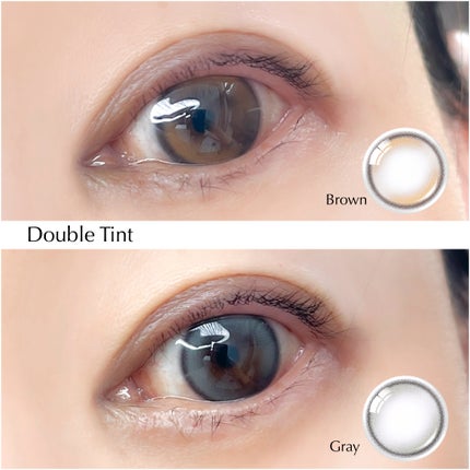 Double Tint 1day/OLENS/カラーコンタクトレンズを使ったクチコミ(5枚目)