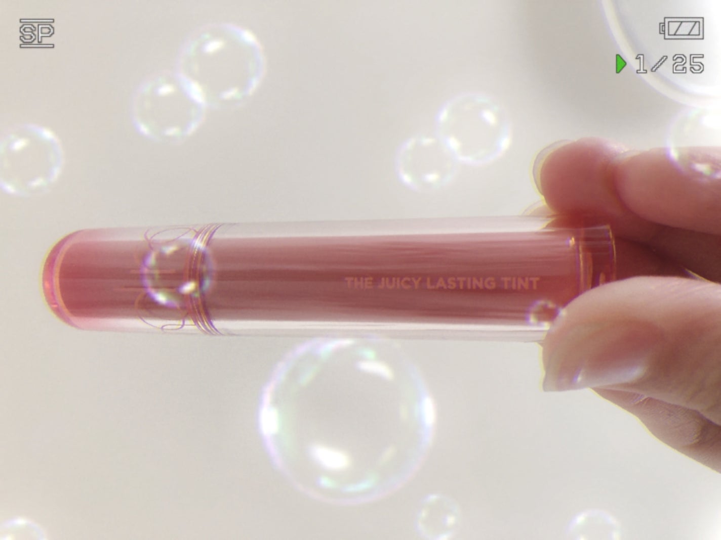 ザ ジューシーラスティングティント/rom&nd/リップティントを使ったクチコミ(1枚目)