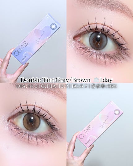 Double Tint 1day/OLENS/カラーコンタクトレンズを使ったクチコミ(4枚目)