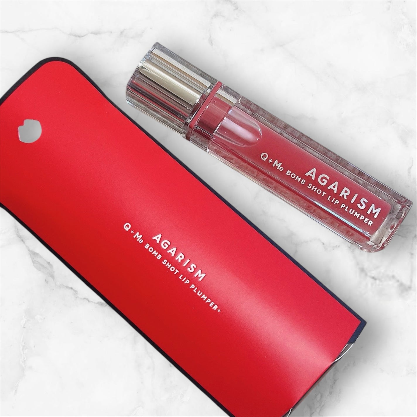 Q+Me ボムショットリッププランパー+/AGARISM/リッププランパーを使ったクチコミ(4枚目)