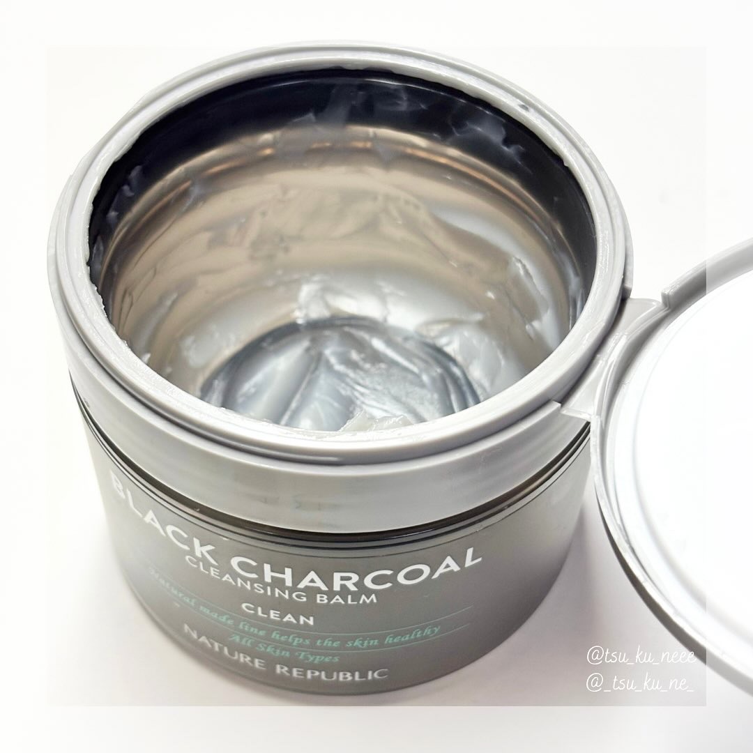 BLACK CHARCOAL クレンジングバーム/ネイチャーリパブリック/クレンジングバームを使ったクチコミ（1枚目）