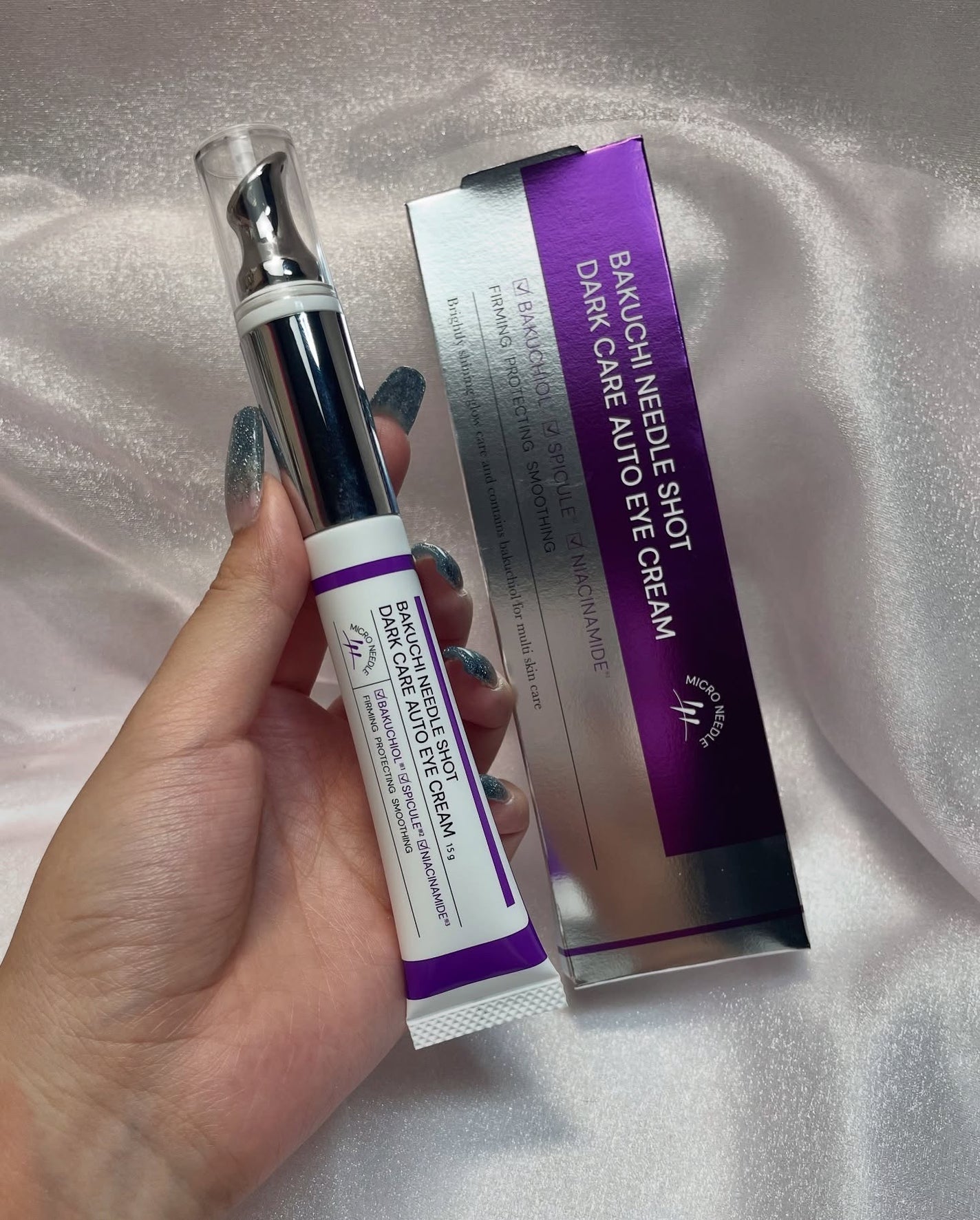 BAKUCHI NEEDLE SHOT DARK CARE AUTO EYE CREAM/LIALUSTER/アイケア・アイクリームを使ったクチコミ(5枚目)