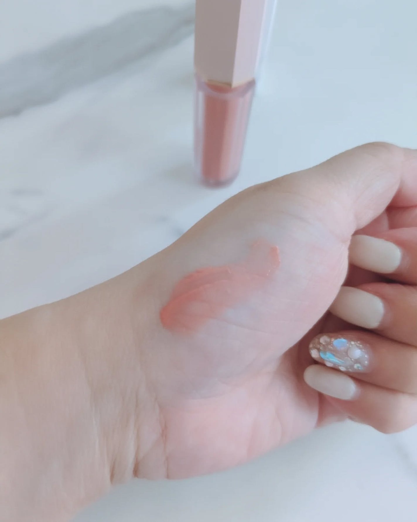 ペタルドロップリキッドブラッシャー/DEAR DAHLIA/リキッドチークを使ったクチコミ(5枚目)