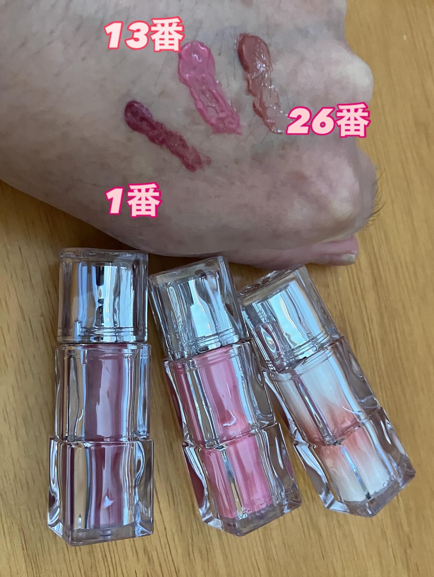 ウォーターリズムグロウティント 26 BAREBLE（ミニ）/TIRTIR(ティルティル)/リップティントを使ったクチコミ（2枚目）