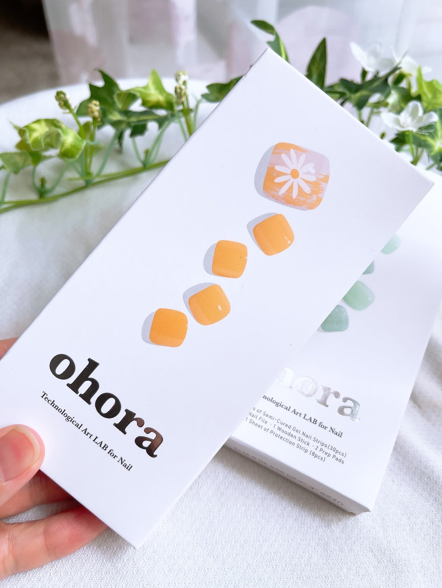 セミキュアジェルネイル(ペディキュア)/ohora/ネイルシールを使ったクチコミ(2枚目)