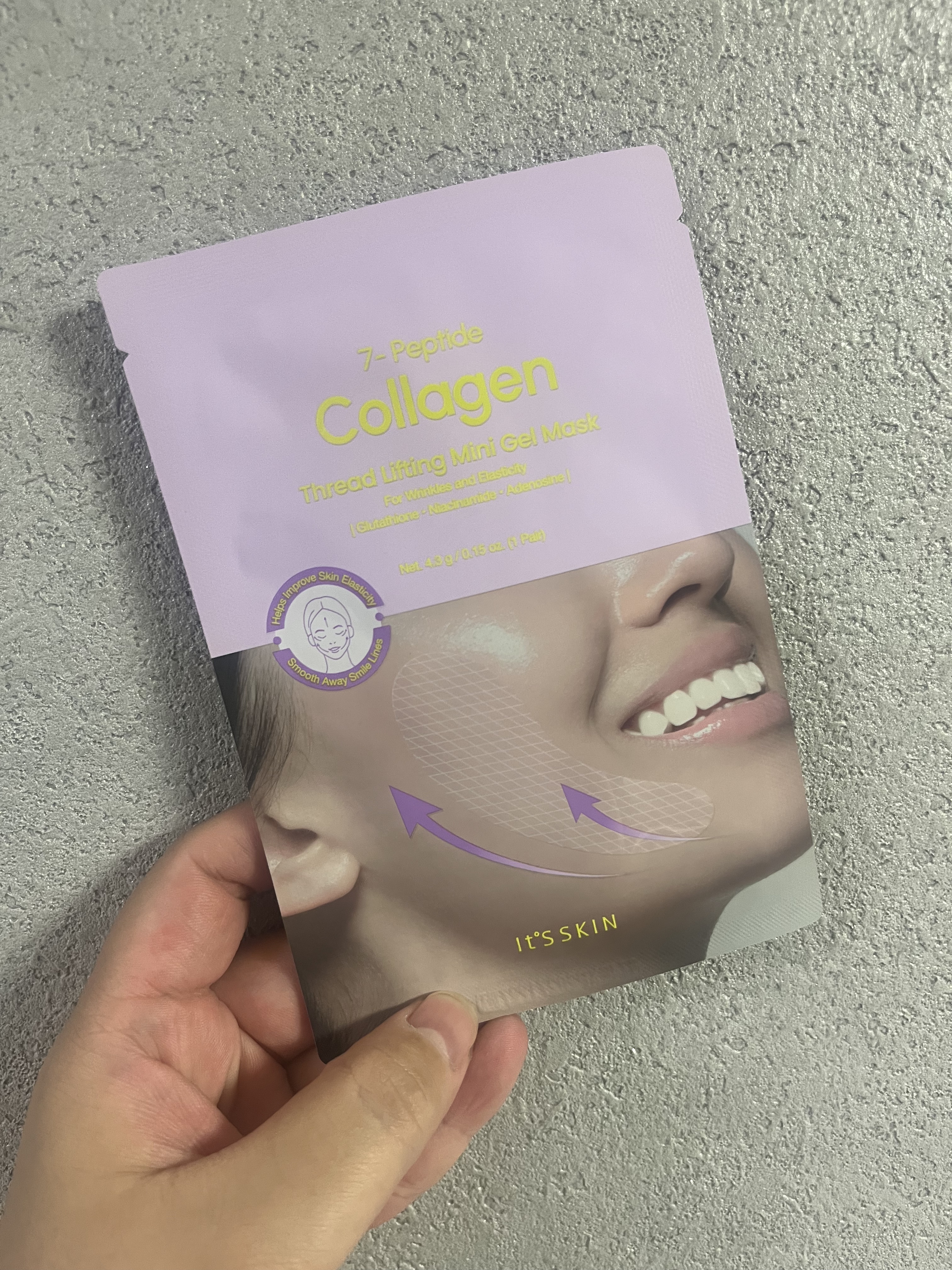 7-ペプチド コラーゲン 糸リフト ミニ ジェルマスク/It's skin/シートマスク・パックを使ったクチコミ（1枚目）