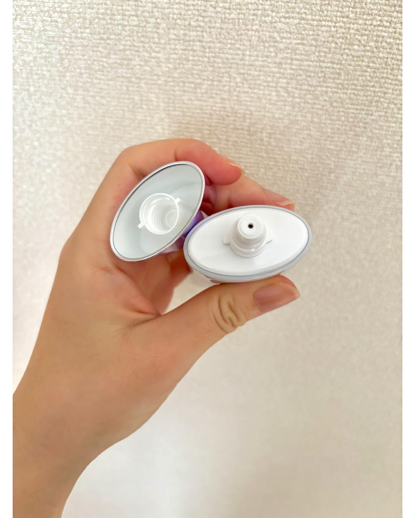 ダルバ ウォータフル トーンアップ サンクリーム(パープル)/ダルバ/日焼け止めクリームを使ったクチコミ（2枚目）