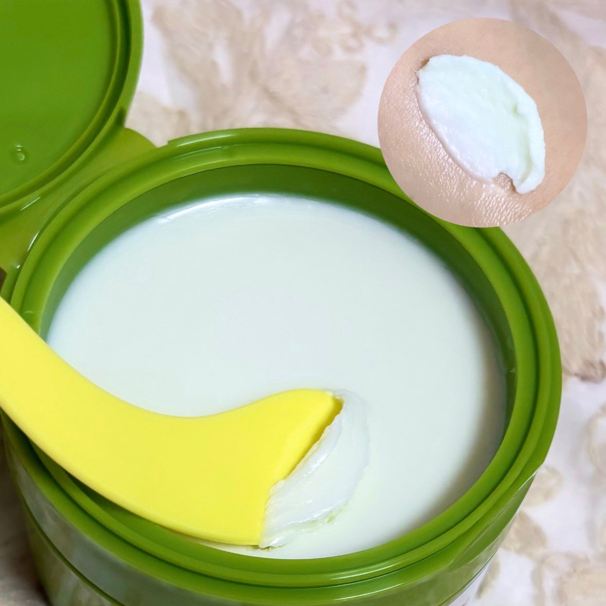 緑豆毛穴クレンジングミルクバーム/beplain/クレンジングバームを使ったクチコミ(4枚目)