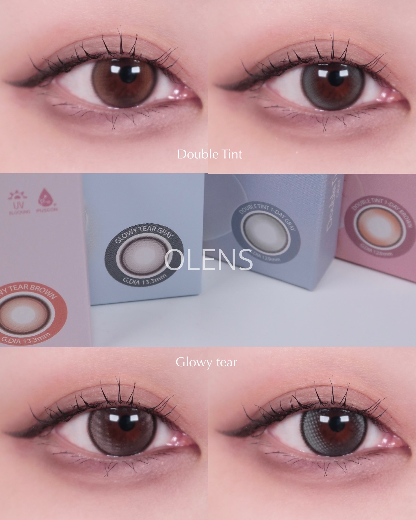 Double Tint 1day/OLENS/カラーコンタクトレンズを使ったクチコミ（1枚目）