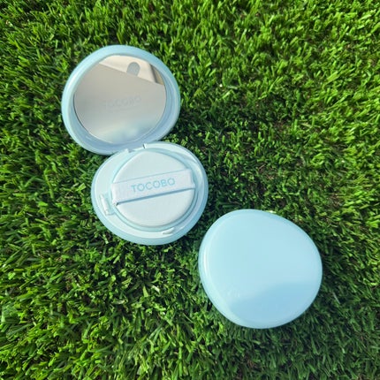 ブラーフィニッシュサンクッション/TOCOBO/日焼け止めパウダーを使ったクチコミ(2枚目)