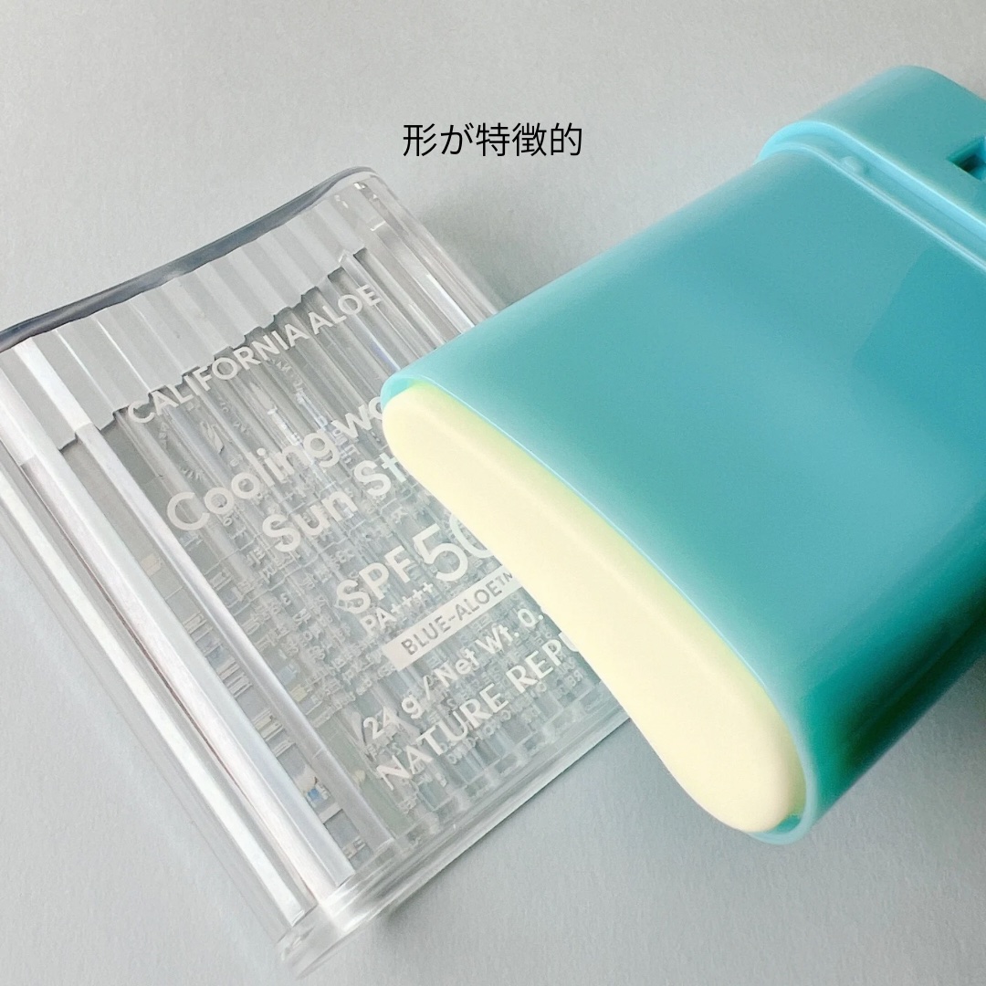 カリフォルニアアロエクーリング水分サンスティック/ネイチャーリパブリック/日焼け止めスティックを使ったクチコミ（2枚目）