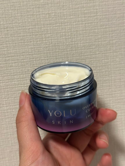 ヨル スキン オーバーナイトクリーム モイスト/YOLU/フェイスクリームを使ったクチコミ(1枚目)