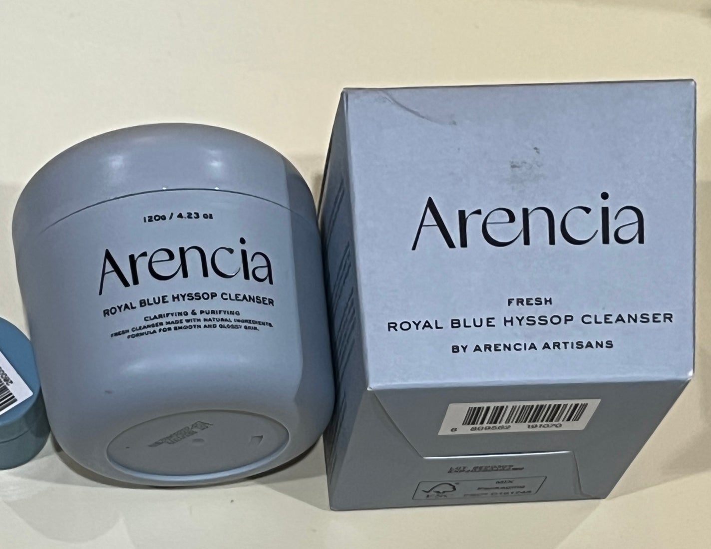 アレンシアフレッシュもちソープ「ロイヤルブルーヒソップ」/アレンシア/その他洗顔料を使ったクチコミ(2枚目)