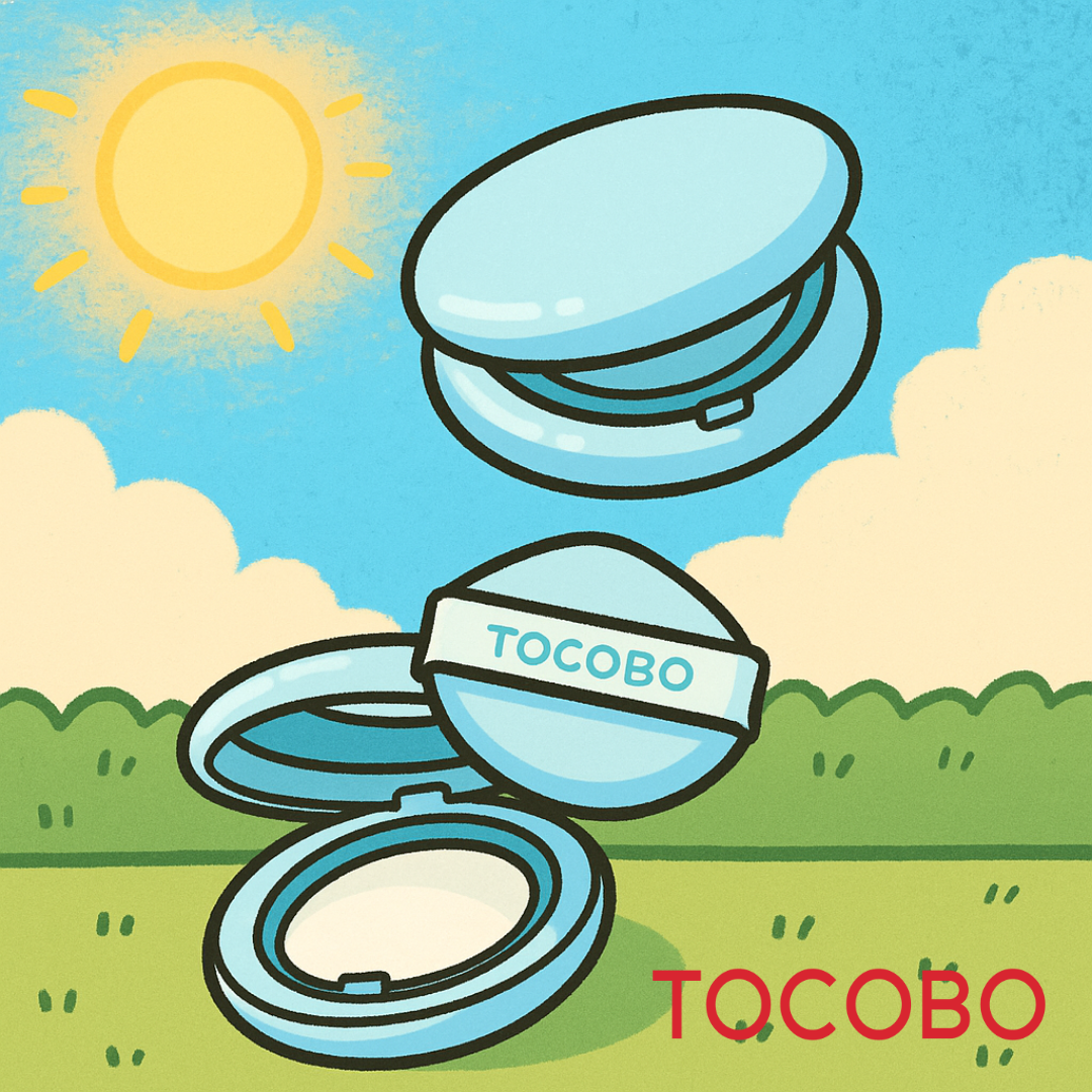 ブラーフィニッシュサンクッション/TOCOBO/日焼け止めパウダーを使ったクチコミ（1枚目）