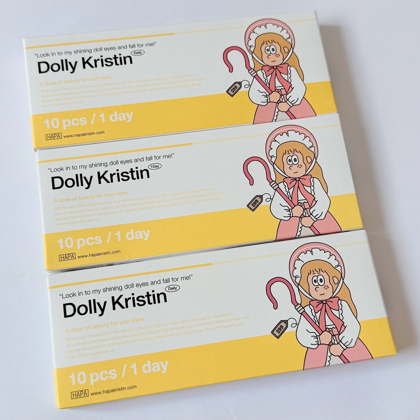 Dolly Kristin 1day/Hapa kristin/ワンデー(1DAY)カラコンを使ったクチコミ(6枚目)