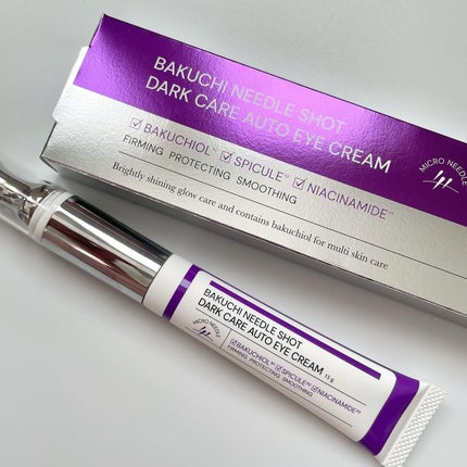 BAKUCHI NEEDLE SHOT DARK CARE AUTO EYE CREAM/LIALUSTER/アイケア・アイクリームを使ったクチコミ(4枚目)