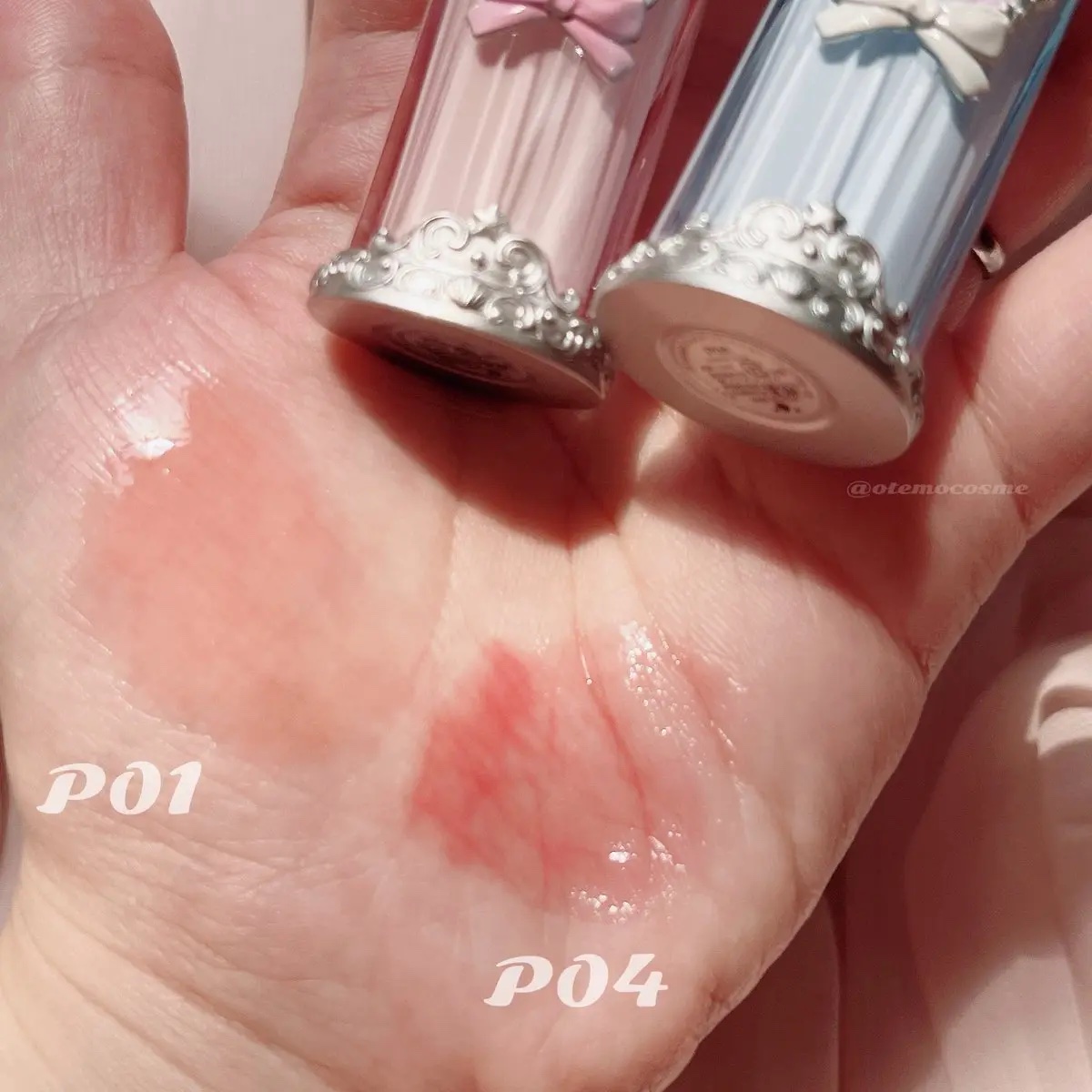 シェルズジュエルコレクション リップ グレーズ P04 Seafoam Glow/FlowerKnows/口紅を使ったクチコミ（2枚目）