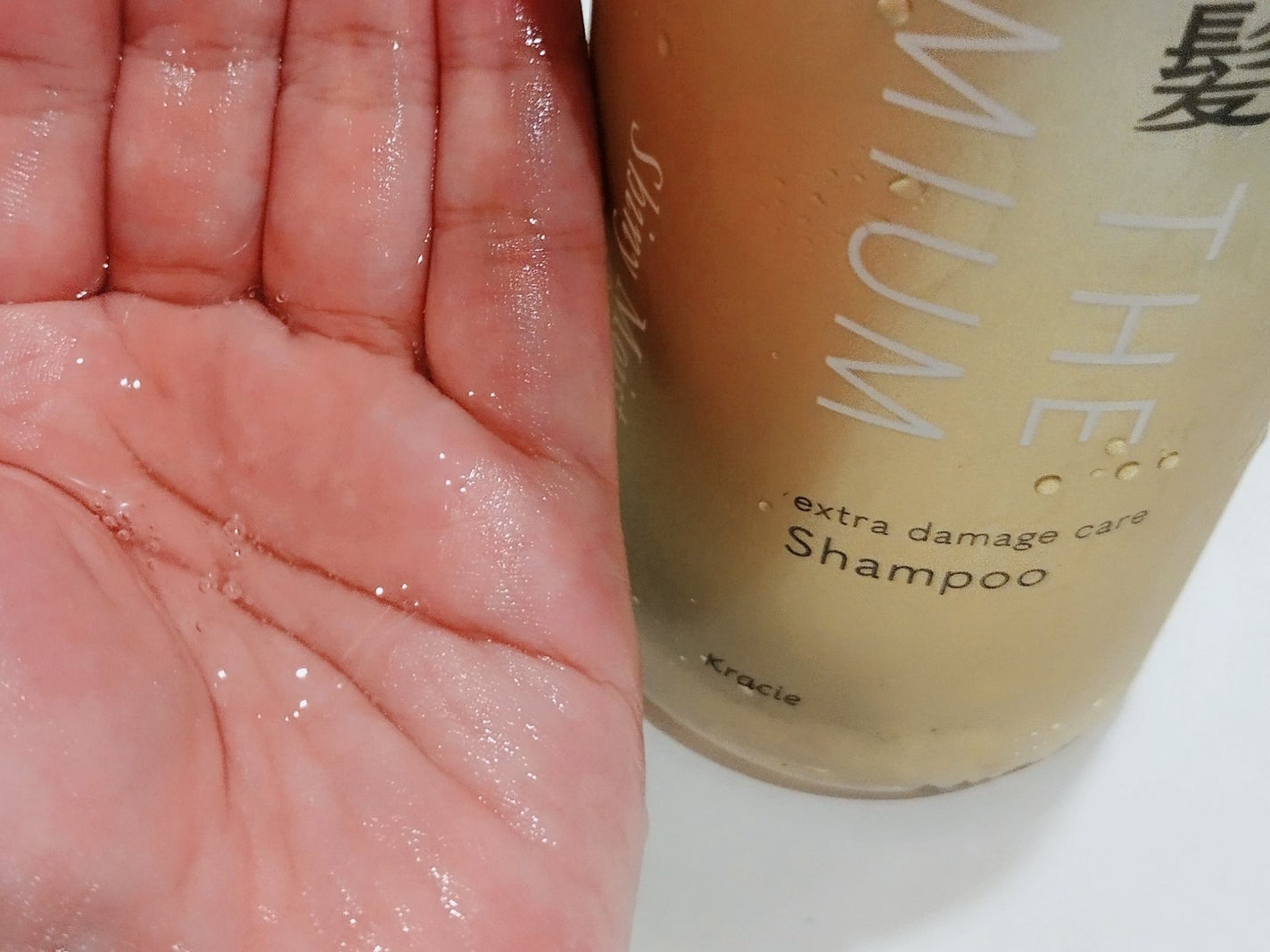 THE PREMIUM エクストラダメージケアシャンプー/トリートメント(シャイニーモイスト)/いち髪/市販シャンプーを使ったクチコミ(2枚目)