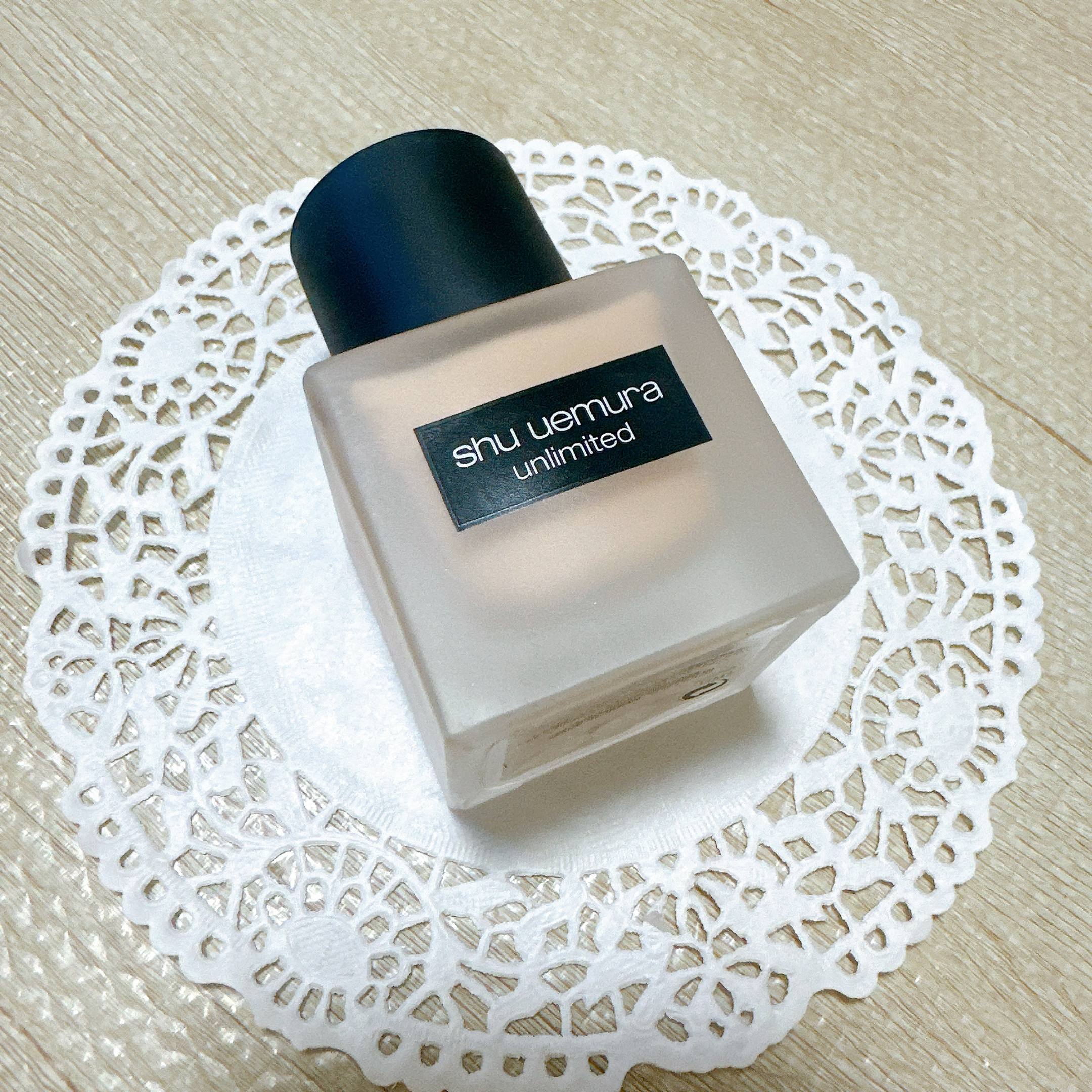 アンリミテッド ラスティング フルイド/shu uemura/リキッドファンデーションを使ったクチコミ（2枚目）