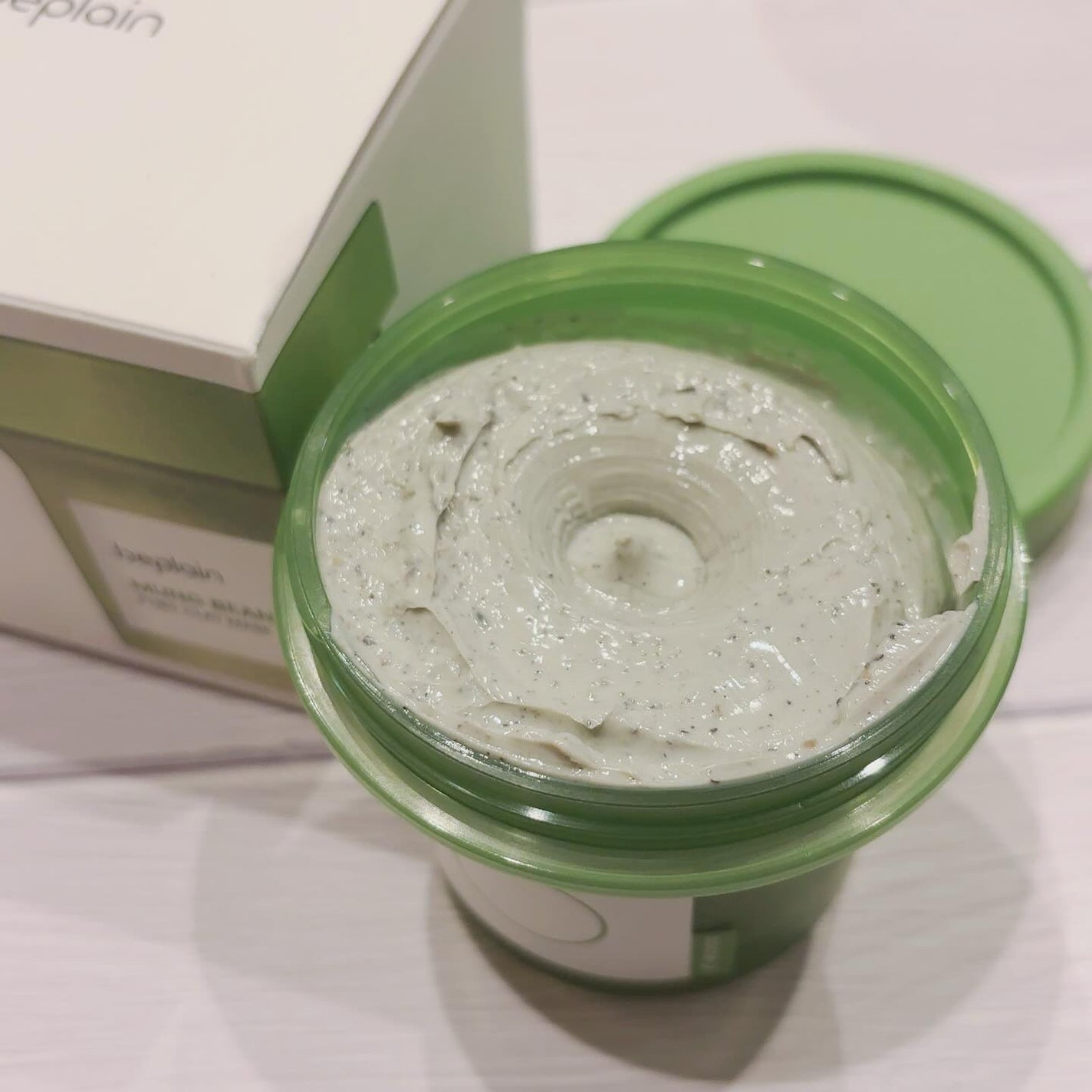 緑豆毛穴クレイパック/beplain/洗い流すパック・マスクを使ったクチコミ(2枚目)