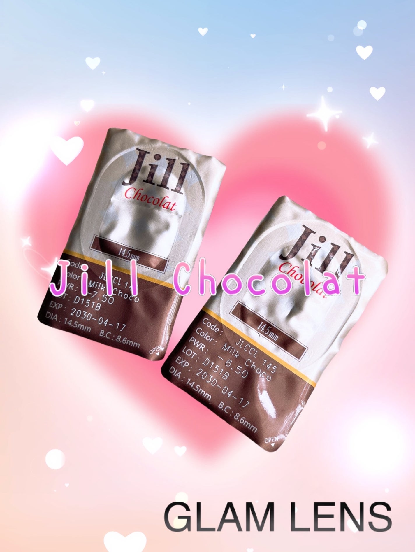 JILL Chocolat/グラムレンズ/カラーコンタクトレンズを使ったクチコミ(1枚目)