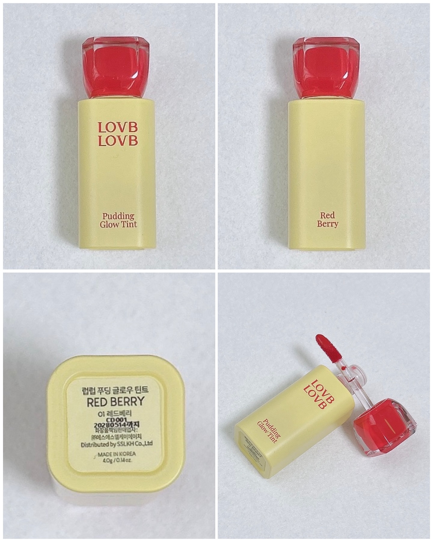 Pudding Glow Tint #04 サンセットベージュ/LOVBLOVB/口紅を使ったクチコミ（2枚目）