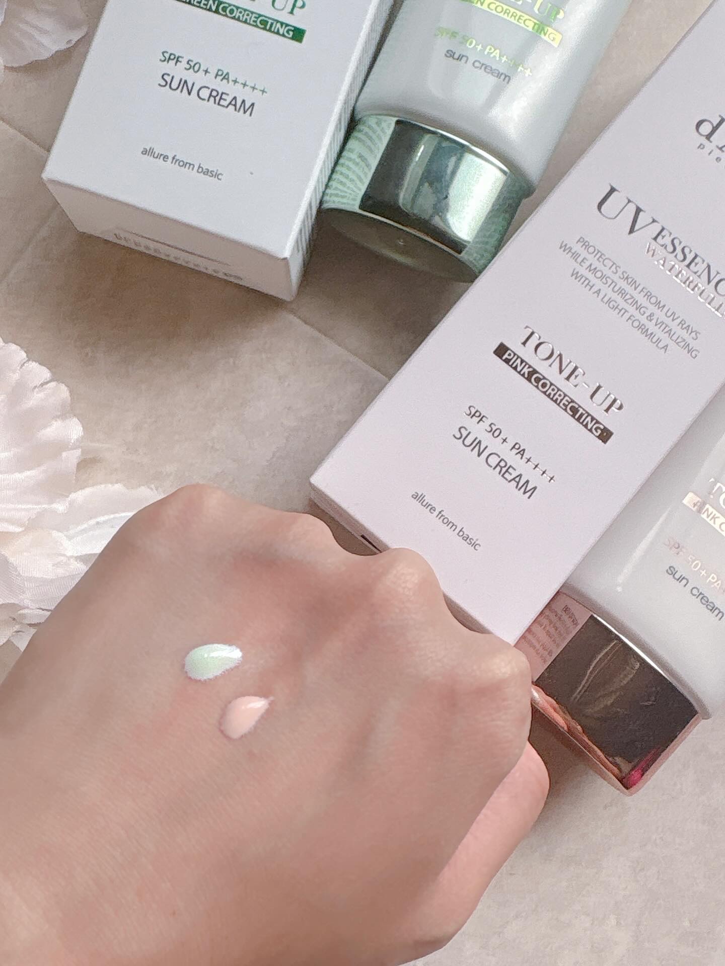 ウォータフルトーンアップサンクリーム/ダルバ/日焼け止めクリームを使ったクチコミ（2枚目）