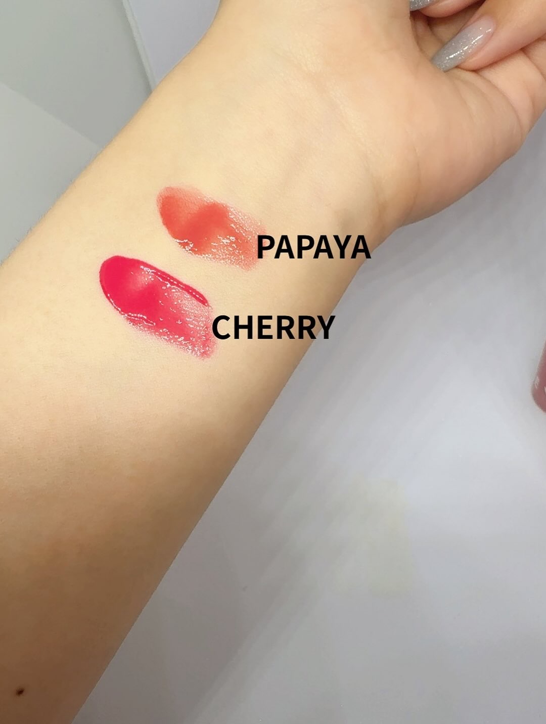 ハートゼリングティント 05 ペッパージェリング/YNM/リップティントを使ったクチコミ（2枚目）