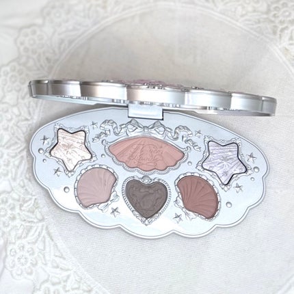 シェルズジュエルコレクション 6色アイシャドウパレット/FlowerKnows/アイシャドウパレットを使ったクチコミ(2枚目)