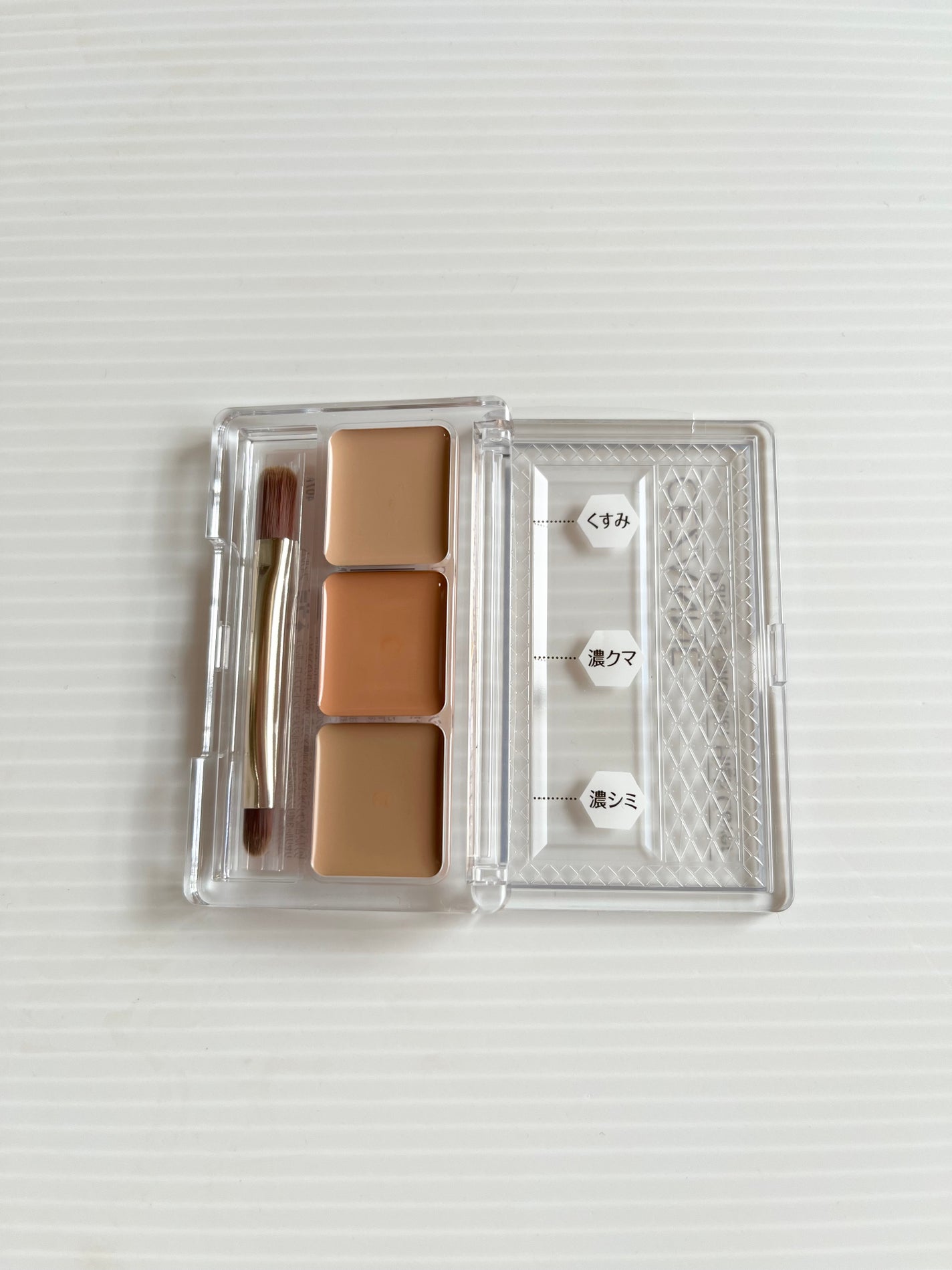 パレットコンシーラー ハイカバー/CEZANNE/パレットコンシーラーを使ったクチコミ(2枚目)