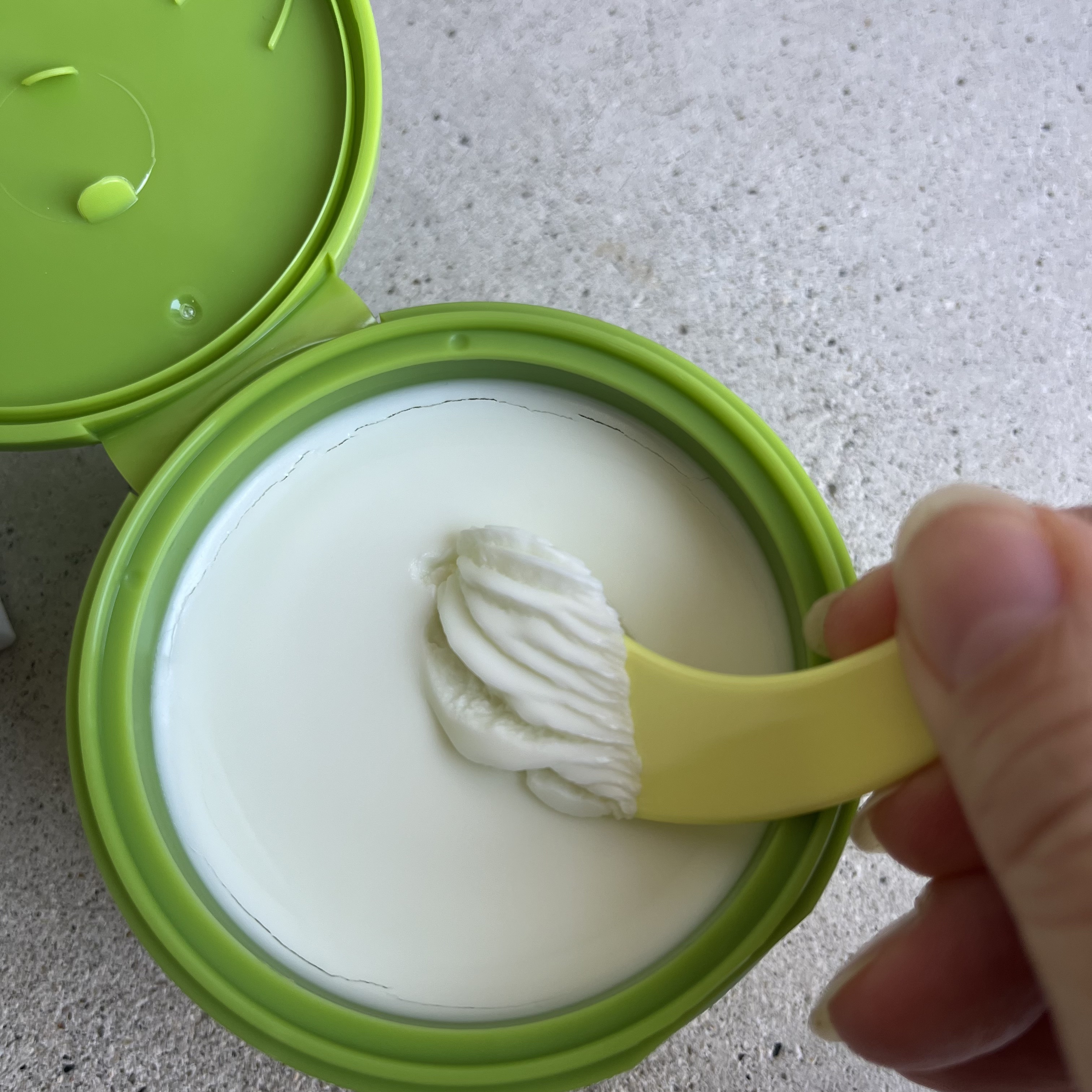 緑豆毛穴クレンジングミルクバーム/beplain/クレンジングバームを使ったクチコミ（3枚目）