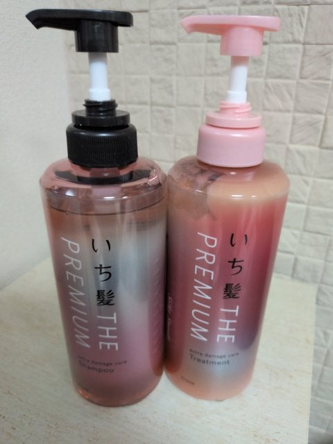 THE PREMIUM エクストラダメージケアシャンプー/トリートメント(シルキースムース)/いち髪/市販シャンプーを使ったクチコミ(1枚目)